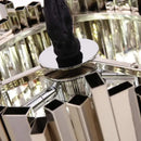 Candelabru Cristal BLOIS Eleganza 8xE14, Diametru 49cm, Argintiu, Inaltime Reglabila