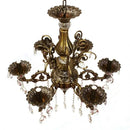 Candelabru Cristal SANSSOUCI Magno, 6xE14, Diametru 60cm, Alama Antichizata