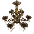 Candelabru Cristal SANSSOUCI Magno, 6xE14, Diametru 62cm, Alama Antichizata Candelabre Clasice Default Title Alessandro Design