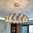 Candelabru Cristal Arian 8x E27 Diametru 60cm Auriu