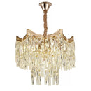 Candelabru Cristal Bellamy 5x E27 Auriu Candelabre Cristal Default Title Alessandro Design
