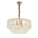 Candelabru Cristal Chase 6x E27 Auriu