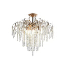 Candelabru Cristal EGO 9x E27, Diametru 60cm, Auriu Lucios