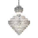 Candelabru Cristal Joel 22x E27 Argintiu