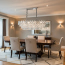 Candelabru Cristal WINDSOR Regalis 10xE14, Crom Lucios, Inaltime Reglabila Candelabre Cristal Default Title Alessandro Design