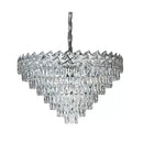 Candelabru Cristal WINDSOR Supremo 10xE14, Diametru 80cm, Crom Lucios, Inaltime Reglabila Candelabre Cristal Default Title Alessandro Design