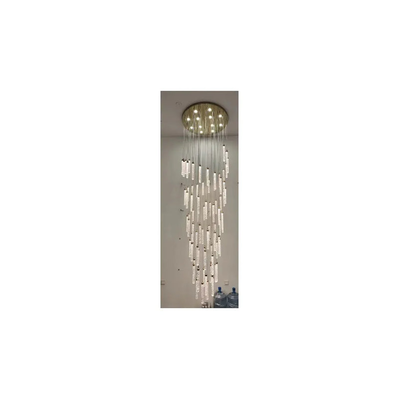 Candelabru Cristal LED Nomiki Auriu - LEDS