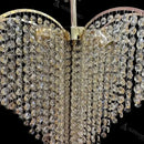 Candelabru Cristal CONWY Eleganza, 4xE27, Diametru 47cm, Auriu