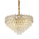 Candelabru Cristal Villante 10x E27 Auriu Candelabre Cristal Default Title Alessandro Design