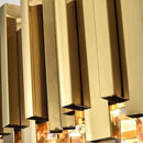 Candelabru Cristal BALMORAL Magno, 9x E14, Diametru 60cm, Auriu, Inaltime Reglabila