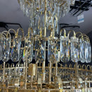 Candelabru Junnut 21xE27, Cristal si Metal, Auriu Candelabre Cristal Default Title Alessandro Design