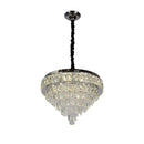 MEILI CRYSTAL CASCADA 500 – Candelabru LED cu Cristale, 112W, Ø500 mm, cu Telecomandă Candelabre Cristal Default Title Alessandro Design