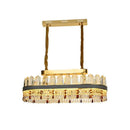 Candelabru LED Pollux cu Telecomanda, 156W, Diametru 80cm, Auriu, Cristal, Dimabila Candelabre Cristal Default Title Alessandro Design