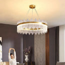 Candelabru LED cu Telecomanda Lazaro 63W Dimabil Auriu Candelabre Cristal Default Title Alessandro Design