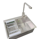 Chiuveta Bucatarie Inox 60x45x21 cm, Inox Periat Default Title Alessandro Design