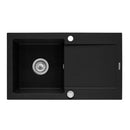 Chiuveta Bucatarie Inox 75x45 cm Negru Grafit