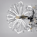 Candelabru Cristal PETERHOF Regalis 15x G4, Lungime 120cm, Negru