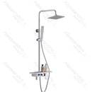 Coloana Dus, Afisaj LCD, Inox, Alb/Argintiu, SJG/009