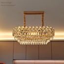 Candelabru Cristal WINDSOR Regalis 10x E14, Diametru 85cm, Auriu Lucios, Inaltime Reglabila