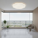 Plafonieră LED Floare 23 cm, 22W, 3000K / 4000K / 6000K, Alb, Metal si Acril