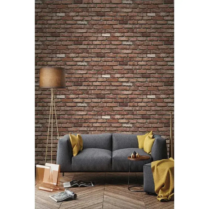 Set 10xTapet 3D autoadeziv design caramida veche din spuma moale,70cm x 77cm x 6 mm