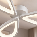 Lustra LED AURALIUS 18W, 3 Petale, lumina Neutra,  4000K, Alb