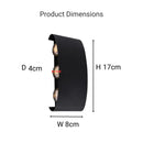 Fantas Aplica LED de Exterior si Interior, 6 Surse x 1W, IP65, Metalic, Negru, 3000K