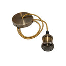 Lustra Antichizata, 1xE27, 100cm,Metal, Bronz Lustre Vintage Default Title Alessandro Design