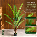 Planta Artificială Copac Tip Palmier Regal, 200 cm, 15 frunze, Verde, cu Ghiveci