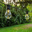 Ghirlanda LED 15 surse de lumina 10M 15xE27 Negru IP65