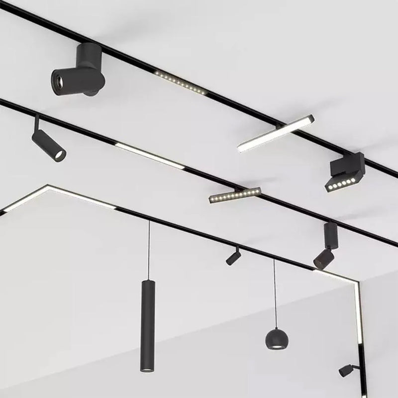 Grila LED Magnetica, Fixa, 6W, Lumina Neutra, Incastrata, Negru