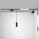 Grila LED Magnetica, Reglabila, 6W, Lumina Neutra, Incastrata, Negru