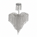 Candelabru Cristal Ander 4xE14 Diametru 45cm Crom