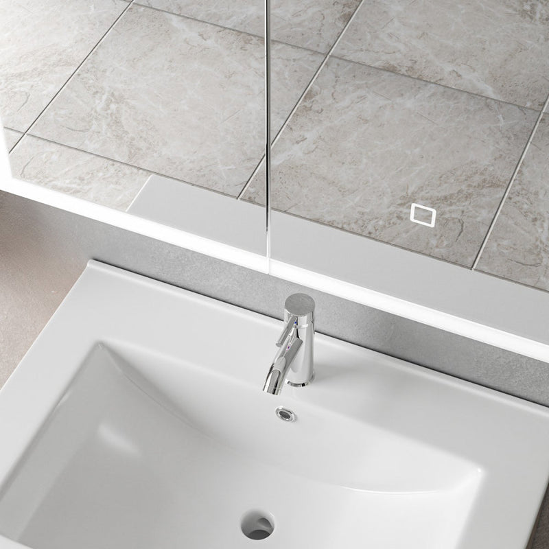 Dulap Laura Cu Oglinda LED DBP122 60x70 Alb