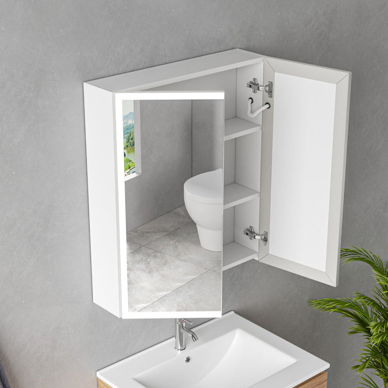 Dulap Laura Cu Oglinda LED DBP122 60x70 Alb