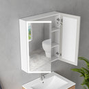 Oglinda LED cu Dulap MODA 60x70 cm Alb Iluminare Perimetrala si Senzor Radar Oglinzi Dulap Default Title Alessandro Design