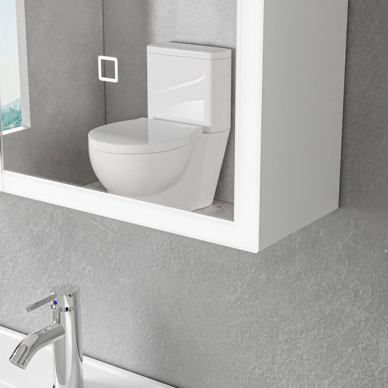 Dulap Laura Cu Oglinda LED DBP122 60x70 Alb