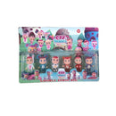 Jucarie tip Set 6 Bebelusi Costumati in Animalute, 6 Piese, Multicolor, Plastic