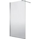 Paravan duș Walk-In 90x195 cm, sticlă securizată 8 mm, satin, profil metalic rezistent Dus Walk-in Default Title Alessandro Design