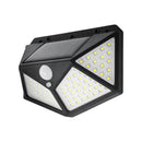 Lampa Solara cu Senzor de Miscare, 100 LED-uri, 20W, IP.65, Negru