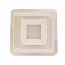 Lustra LED MORNIKA 14W, Diametru 25cm, Patrata, lumina Neutra, Alb Lustra LED Default Title Alessandro Design