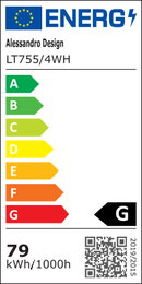 Lustra LED cu Telecomanda ZYRON Magno, 79W, 46x5.5x7.5, Lumina Rece/Calda/Neutra, Dimabila, Alb, Metal, Plexiglas Lustre LED cu Telecomanda Default Title Alessandro Design