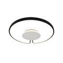 Lustra LED ADARA 90W, Rotunda, lumina Neutra, 4000K, Negru