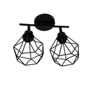 Lustra Aerope, 2x E27, Metal, Negru Lustre Industrial Default Title Alessandro Design