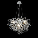 Lustra cu Cristal Konnan 6*E14 Diametru 60cm Alb Candelabre Cristal Default Title Alessandro Design