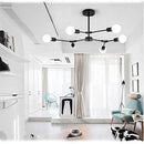 Lustra Architek Hexa, 6 x E27, Negru, Metal