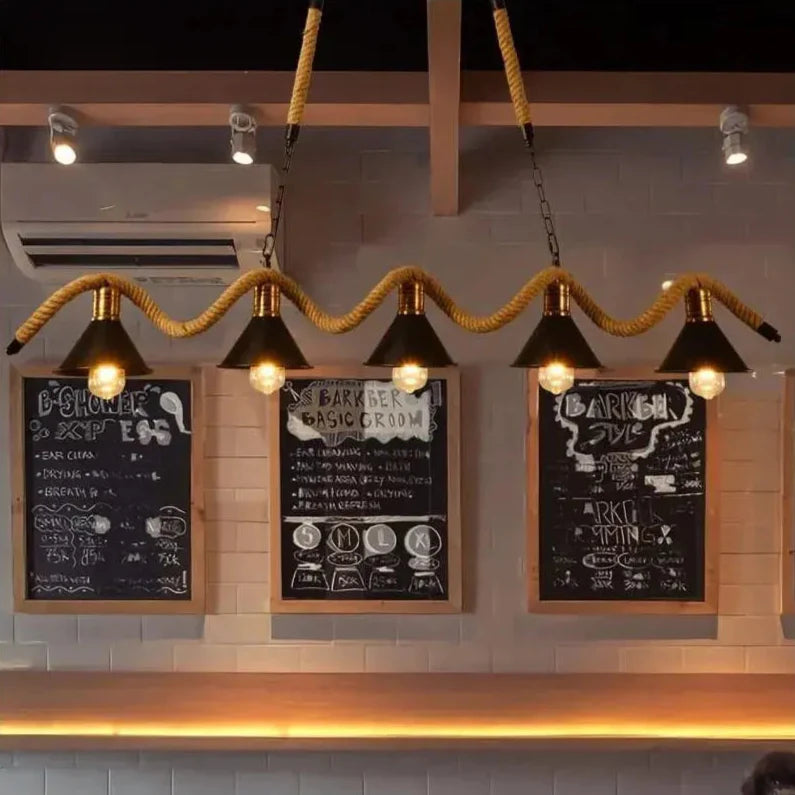 Lustra Franghie, 5*E27, Maro, Metal si Sfoara LV570/5BK