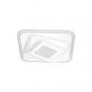 Lustra LED NEXA 3D 45W, Patrata, lumina Rece/Calda/Neutra , Alb