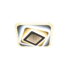 Lustra LED NEXA 3D 45W, Patrata, lumina Rece/Calda/Neutra , Alb