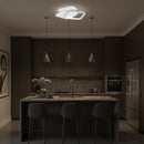 Lustra LED cu cristal ANASTASIA 39W, Diametru 30cm, lumina Rece/Calda/Neutra, Alb